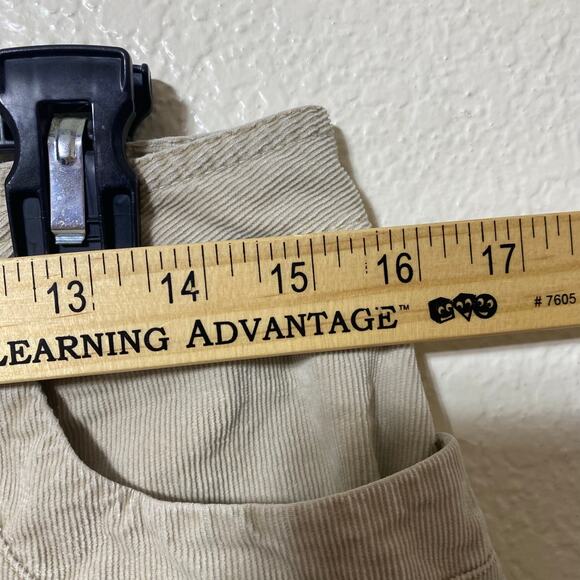 Massimo Dutti Y2K Corduroy Mini Skirt in Beige Size EU 38 US 8 - Picture 3 of 6